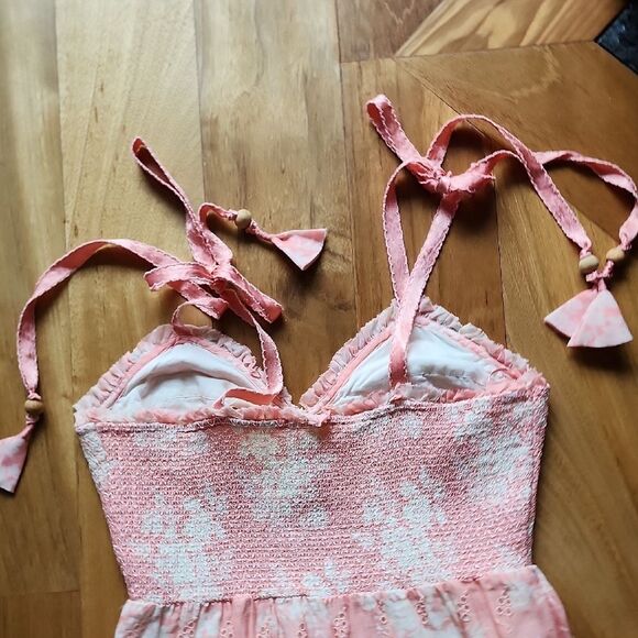 LoveShackFancy Pink Textured Dress - Women's Size Medium (NWT) - Picture 6 of 7